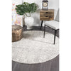 Kemi 1156 Grey Modern Tribal Boho Round Rug - Rugs Of Beauty - 5