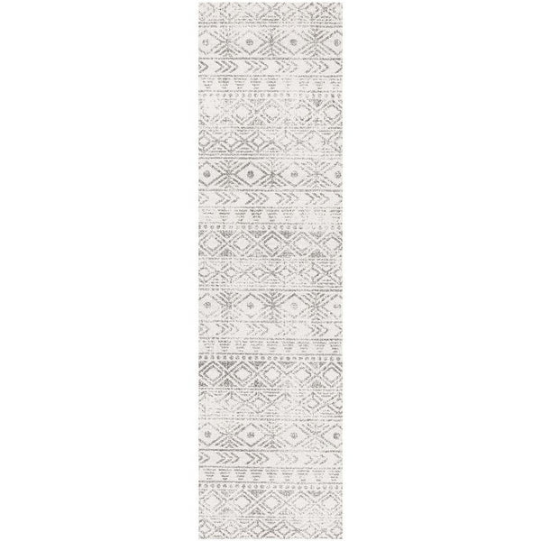Kemi 1156 Grey Modern Tribal Boho Runner Rug - Rugs Of Beauty - 1