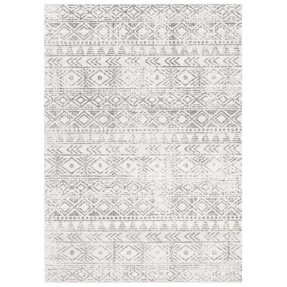 Kemi 1156 Grey Modern Tribal Boho Rug - Rugs Of Beauty - 1