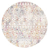 Kemi 1156 Multi Coloured Modern Tribal Boho Round Rug - Rugs Of Beauty - 1