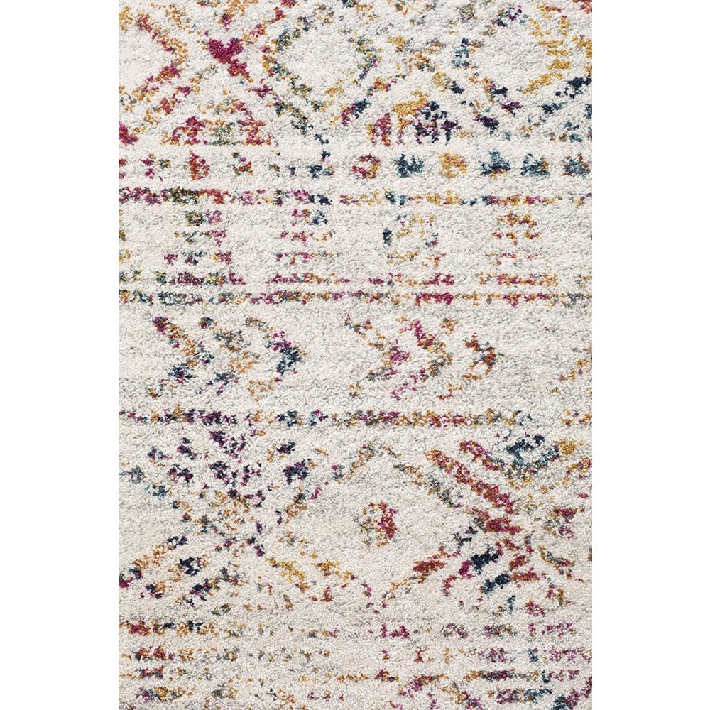 Kemi 1156 Multi Coloured Modern Tribal Boho Round Rug - Rugs Of Beauty - 3