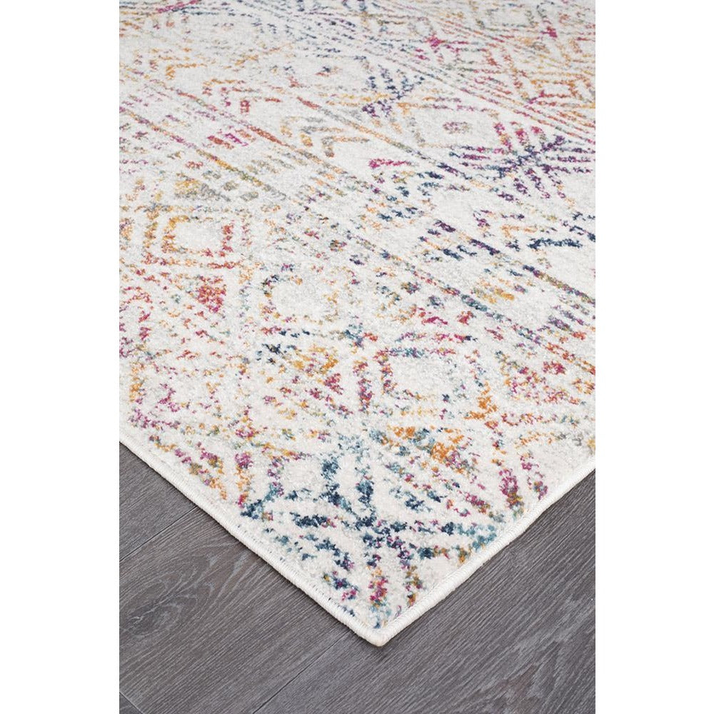 Kemi 1156 Multi Coloured Modern Tribal Boho Runner Rug - Rugs Of Beauty - 2