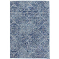 Kemi 1157 Navy Blue Modern Tribal Boho Rug - Rugs Of Beauty - 1