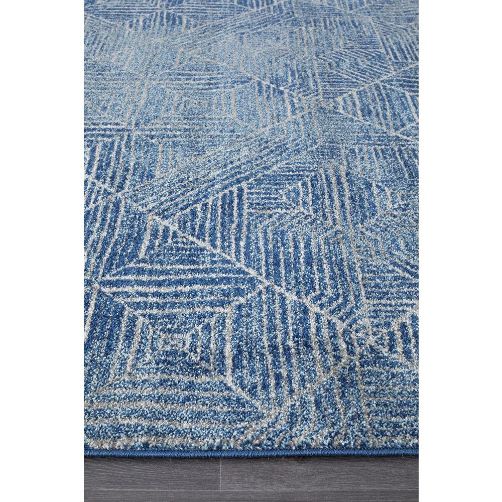 Kemi 1157 Navy Blue Modern Tribal Boho Rug - Rugs Of Beauty - 3