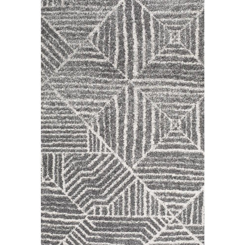Kemi 1157 Silver Grey Modern Tribal Boho Runner Rug - Rugs Of Beauty - 4