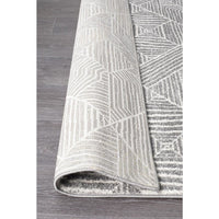 Kemi 1157 Silver Grey Modern Tribal Boho Rug - Rugs Of Beauty - 5