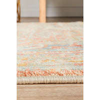 Minya 1644 Blue Multi Colour Transitional Runner Rug - Rugs Of Beauty - 7