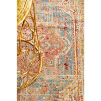 Minya 1644 Blue Multi Colour Transitional Runner Rug - Rugs Of Beauty - 8