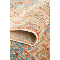 Minya 1644 Blue Multi Colour Transitional Runner Rug - Rugs Of Beauty - 9