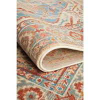 Minya 1644 Blue Multi Colour Transitional Rug - Rugs Of Beauty - 9