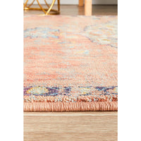 Minya 1645 Terracotta Multi Colour Transitional Runner Rug - Rugs Of Beauty - 7