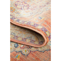 Minya 1645 Terracotta Multi Colour Transitional Runner Rug - Rugs Of Beauty - 9