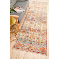 Minya 1646 Multi Colour Transitional Runner Rug - Rugs Of Beauty - 2