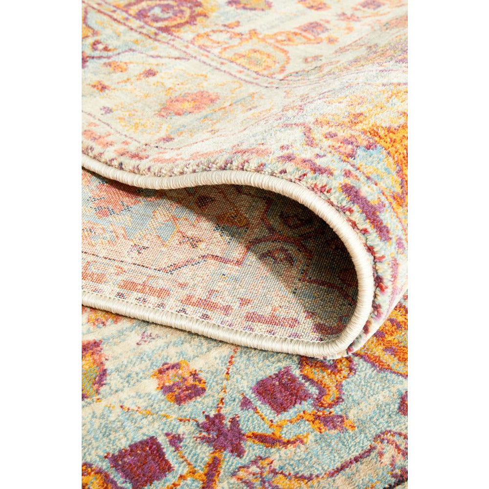 Minya 1646 Multi Colour Transitional Runner Rug - Rugs Of Beauty - 9