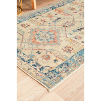 Minya 1647 Bone Multi Colour Transitional Runner Rug - Rugs Of Beauty - 5