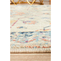 Minya 1647 Bone Multi Colour Transitional Runner Rug - Rugs Of Beauty - 7