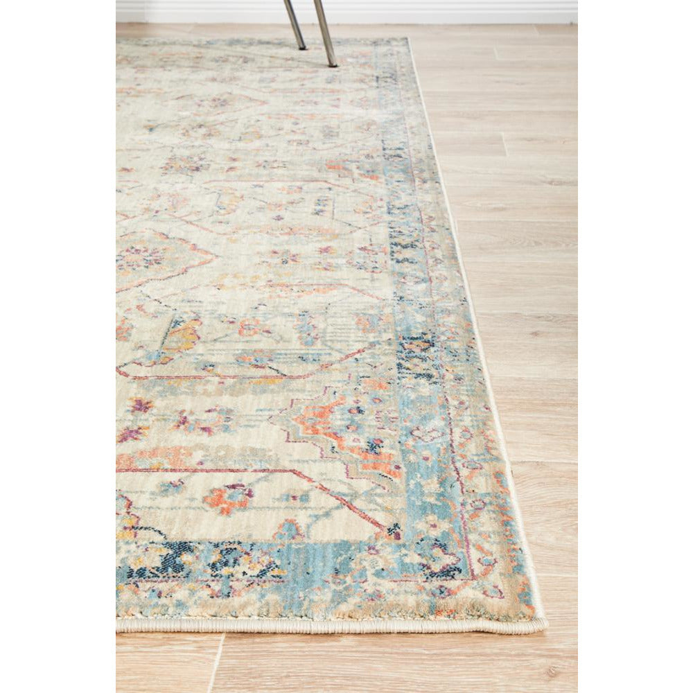 Minya 1647 Bone Multi Colour Transitional Rug - Rugs Of Beauty - 7