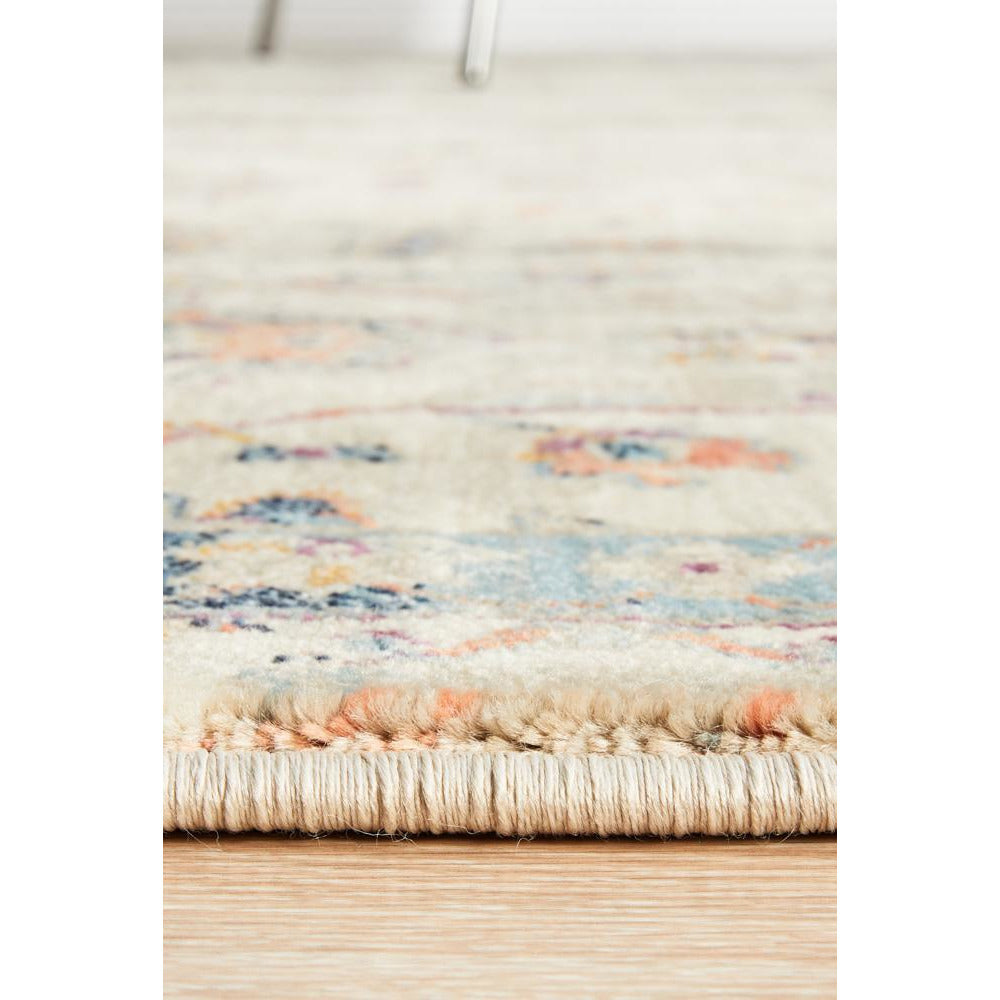 Minya 1647 Bone Multi Colour Transitional Rug - Rugs Of Beauty - 8