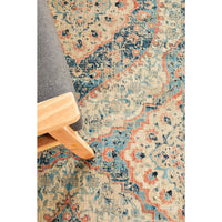 Minya 1648 Navy Blue Multi Colour Transitional Runner Rug - Rugs Of Beauty - 8