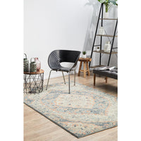 Minya 1648 Navy Blue Multi Colour Transitional Rug - Rugs Of Beauty - 4