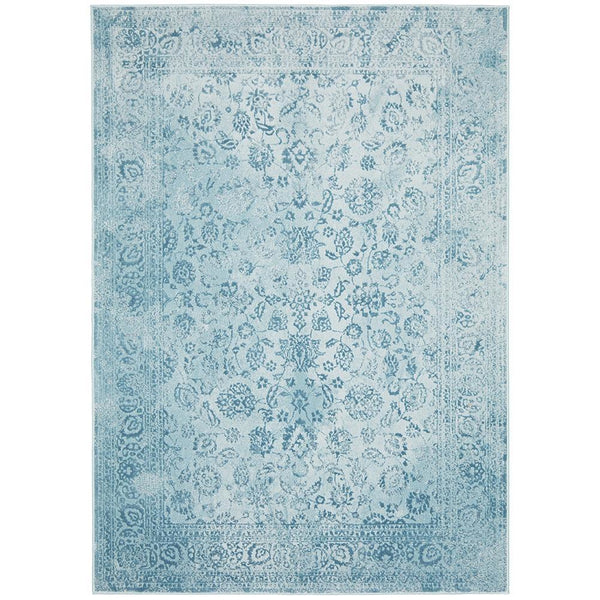 Brittia 330 Blue Textured Modern Rug - Rugs Of Beauty - 1