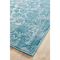 Brittia 330 Blue Textured Transitonal Rug - Rugs Of Beauty - 3