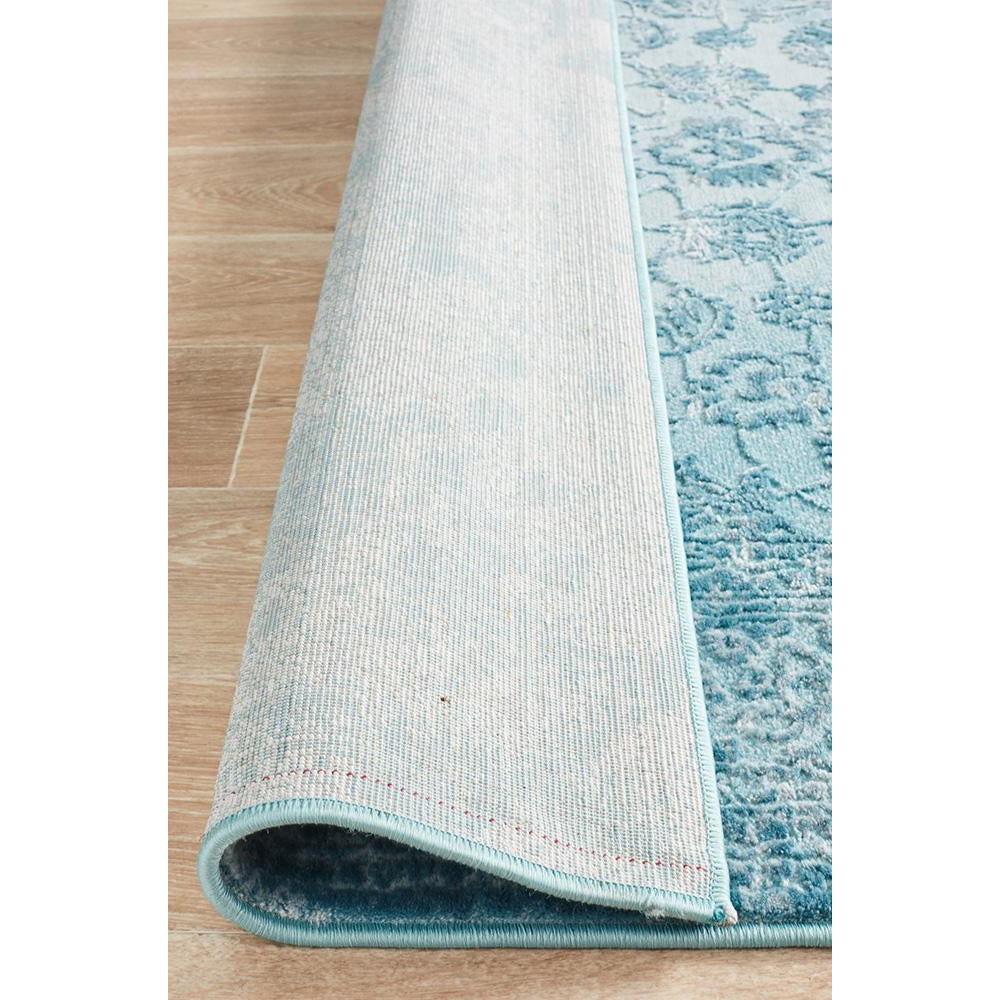 Brittia 330 Blue Textured Modern Rug - Rugs Of Beauty - 7