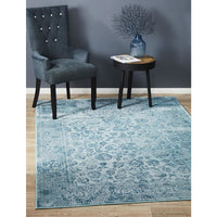 Brittia 330 Blue Textured Modern Transitional Rug - Rugs Of Beauty - 2