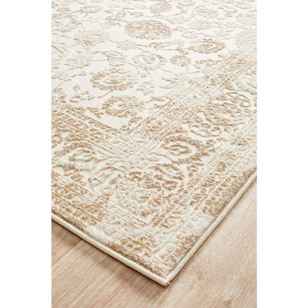 Brittia 330 Cream Taupe Textured Modern Rug - Rugs Of Beauty - 3