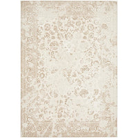 Brittia 330 Cream Taupe Textured Modern Rug - Rugs Of Beauty - 1