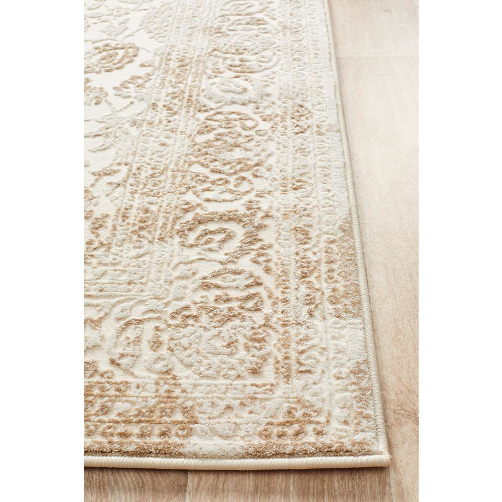 Brittia 330 Cream Taupe Textured Modern Rug - Rugs Of Beauty - 4