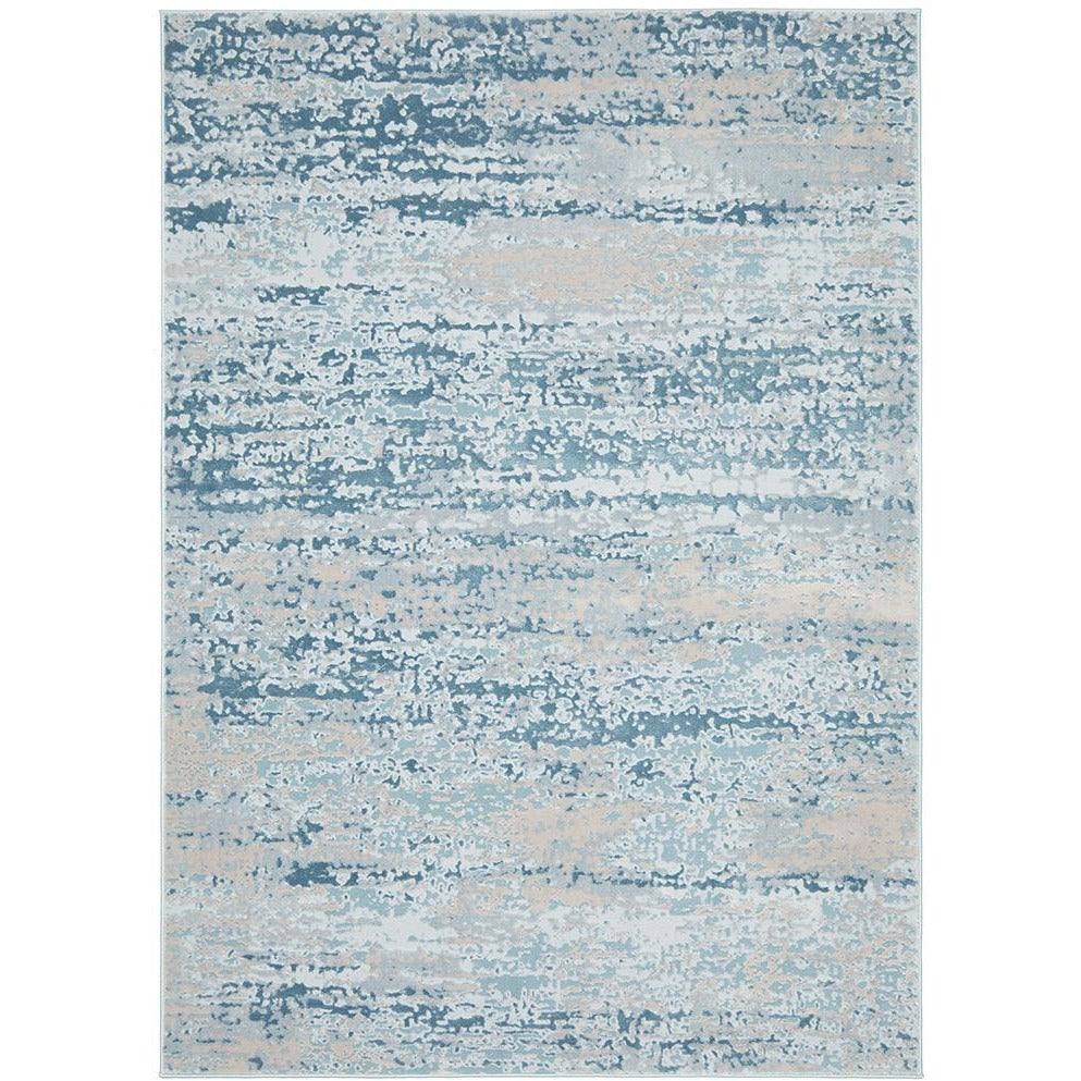 Brittia 331 Blue Textured Modern Rug - Rugs Of Beauty - 1