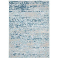 Brittia 331 Blue Textured Modern Rug - Rugs Of Beauty - 1