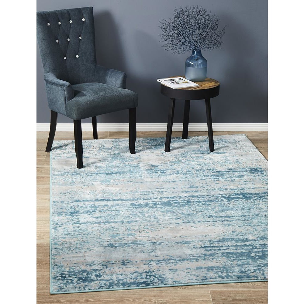 Brittia 331 Blue Textured Modern Rug - Rugs Of Beauty - 2