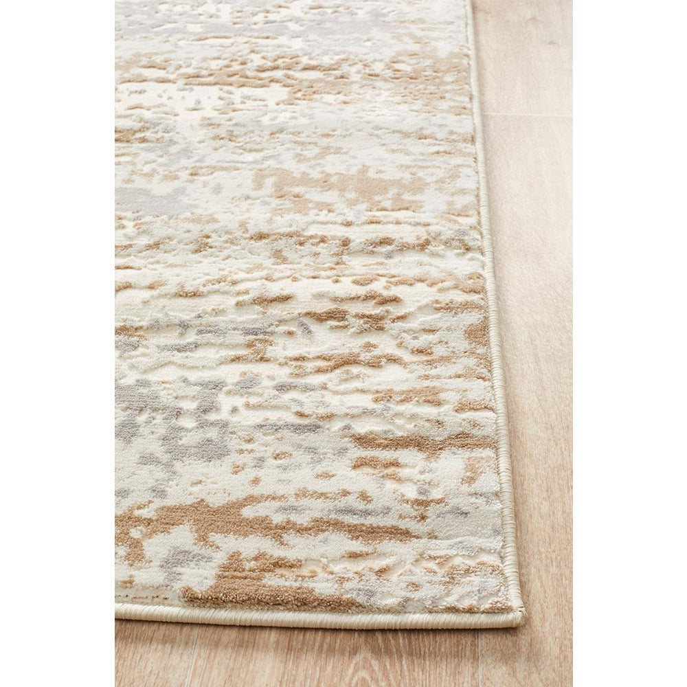Brittia 331 Cream Taupe Textured Modern Rug - Rugs Of Beauty - 4