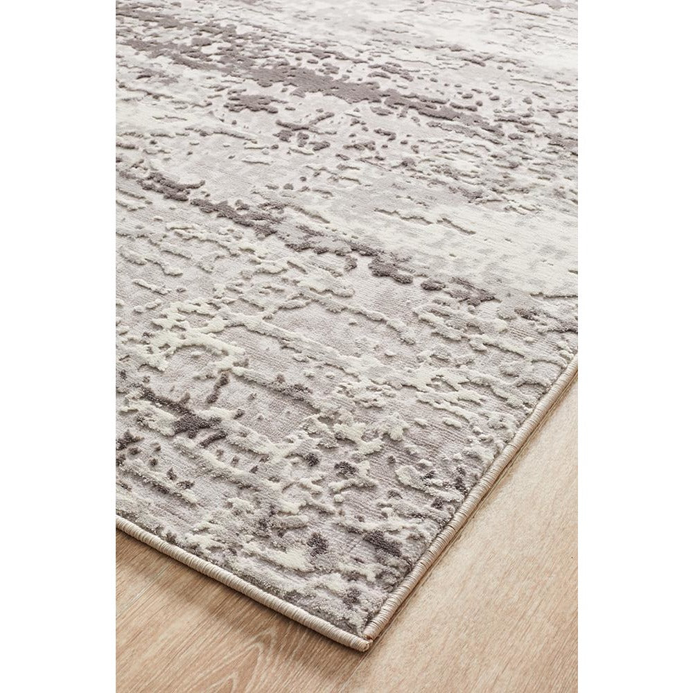 Brittia 331 Silver Grey Textured Modern Rug - Rugs Of Beauty - 3