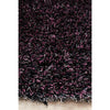 Barcelona Soft Shag Rug Black Purple Grey - Rugs Of Beauty - 7