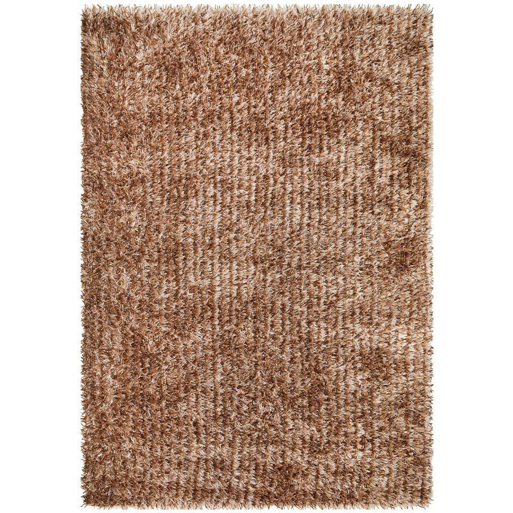 Barcelona Soft Shag Rug Light Brown Beige - Rugs Of Beauty - 1