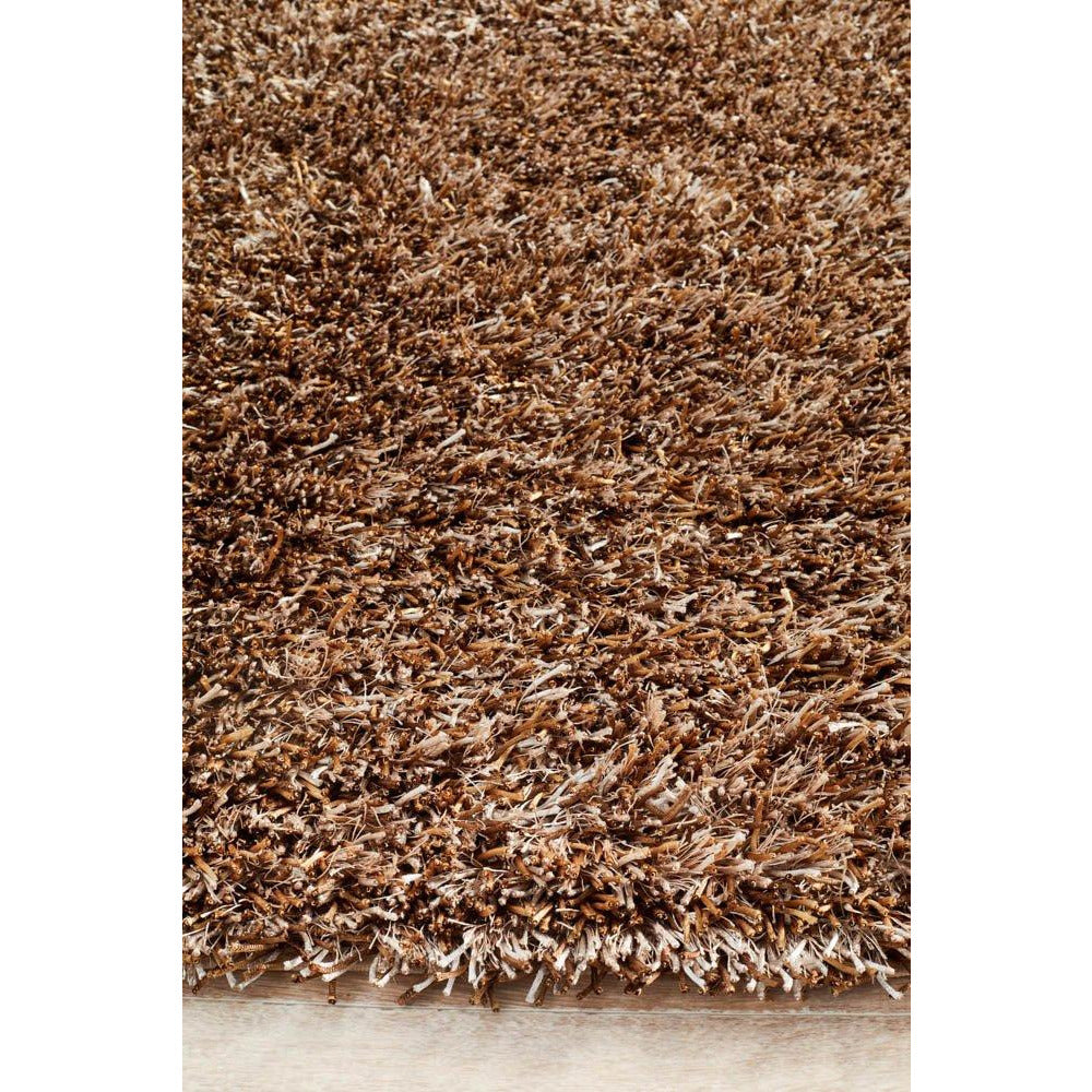 Barcelona Soft Shag Rug Light Brown Beige - Rugs Of Beauty - 6