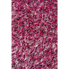 Barcelona Soft Shag Rug Mauve Red White Pink - Rugs Of Beauty - 6
