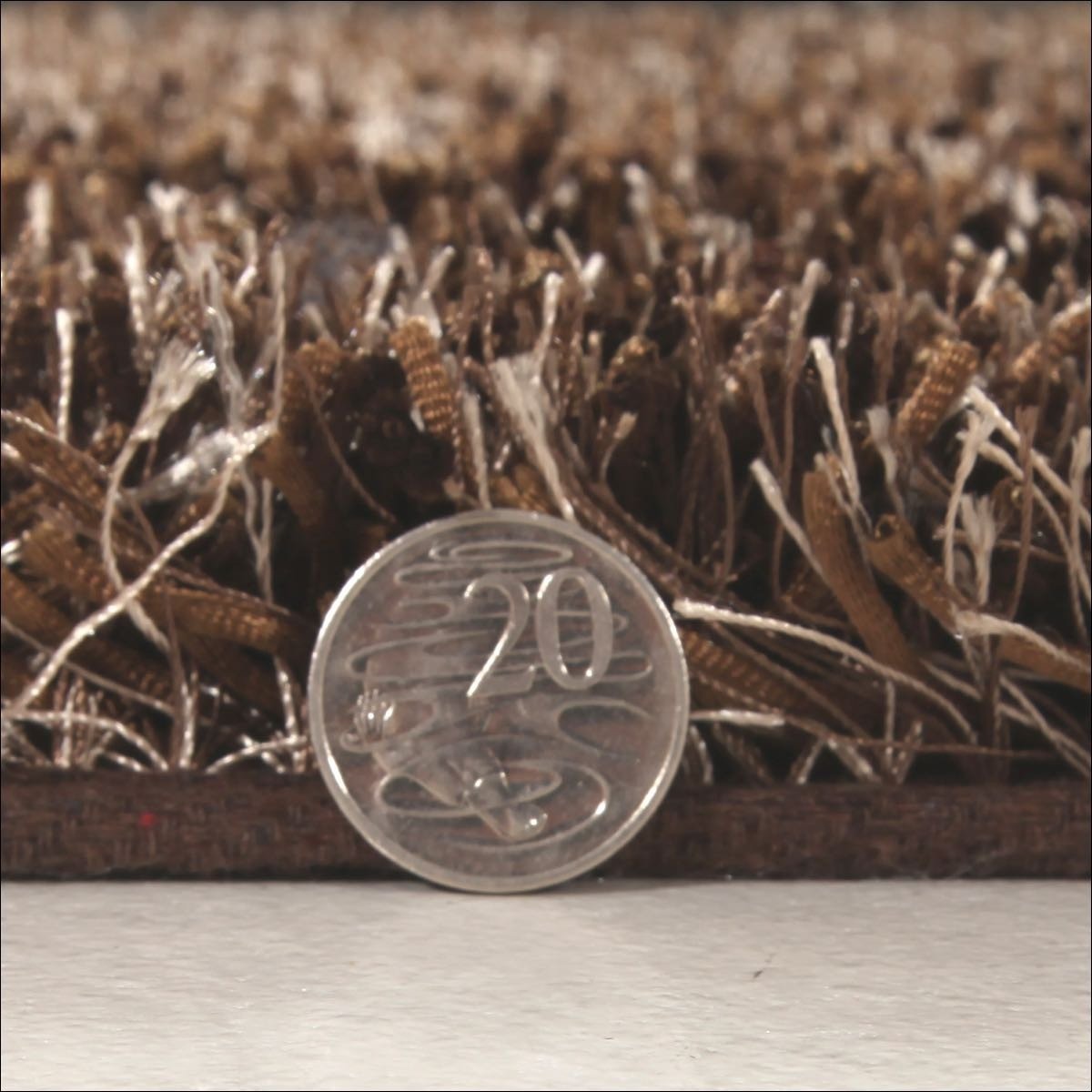 Barcelona Soft Shag Rug Brown Beige - Rugs Of Beauty - 6