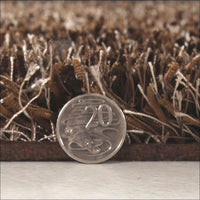 Barcelona Soft Shag Rug Brown Beige - Rugs Of Beauty - 6