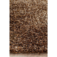 Barcelona Soft Shag Rug Brown Beige - Rugs Of Beauty - 5