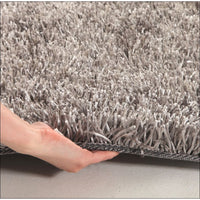 Barcelona Soft Shag Rug Grey - Rugs Of Beauty - 4