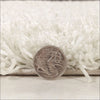 Barcelona Soft Shag Rug White - Rugs Of Beauty