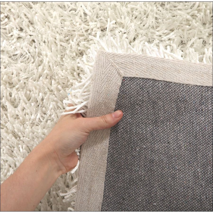Barcelona Soft Shag Rug White - Rugs Of Beauty