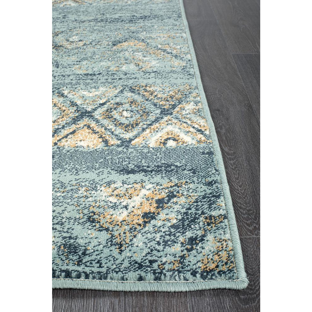 Caliente 320 Multi Coloured Diamond Patterned Traditional Rug - Rugs Of Beauty - 4