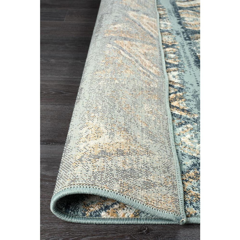 Caliente 320 Multi Coloured Diamond Patterned Traditional Runner Rug - Rugs Of Beauty - 6