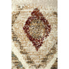 Caliente 320 Rust Bone Multi Coloured Diamond Patterned Traditional Rug - Rugs Of Beauty - 10