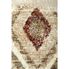Caliente 320 Rust Bone Multi Coloured Diamond Patterned Traditional Runner Rug - Rugs Of Beauty - 8